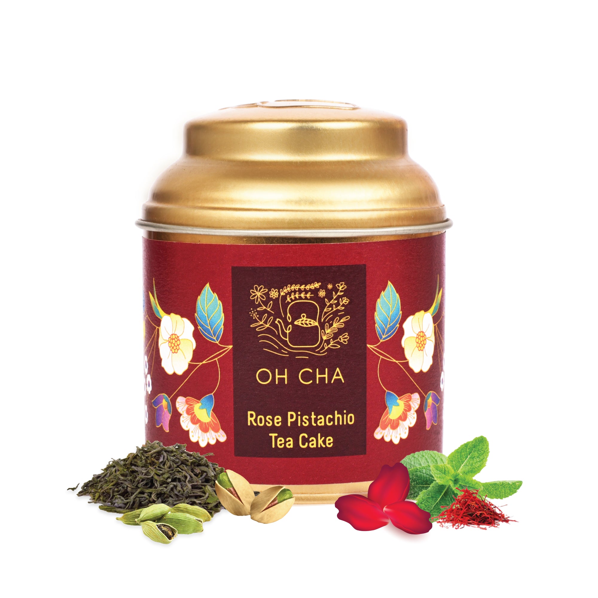 Rose Tea Pistachio – OhCha.in
