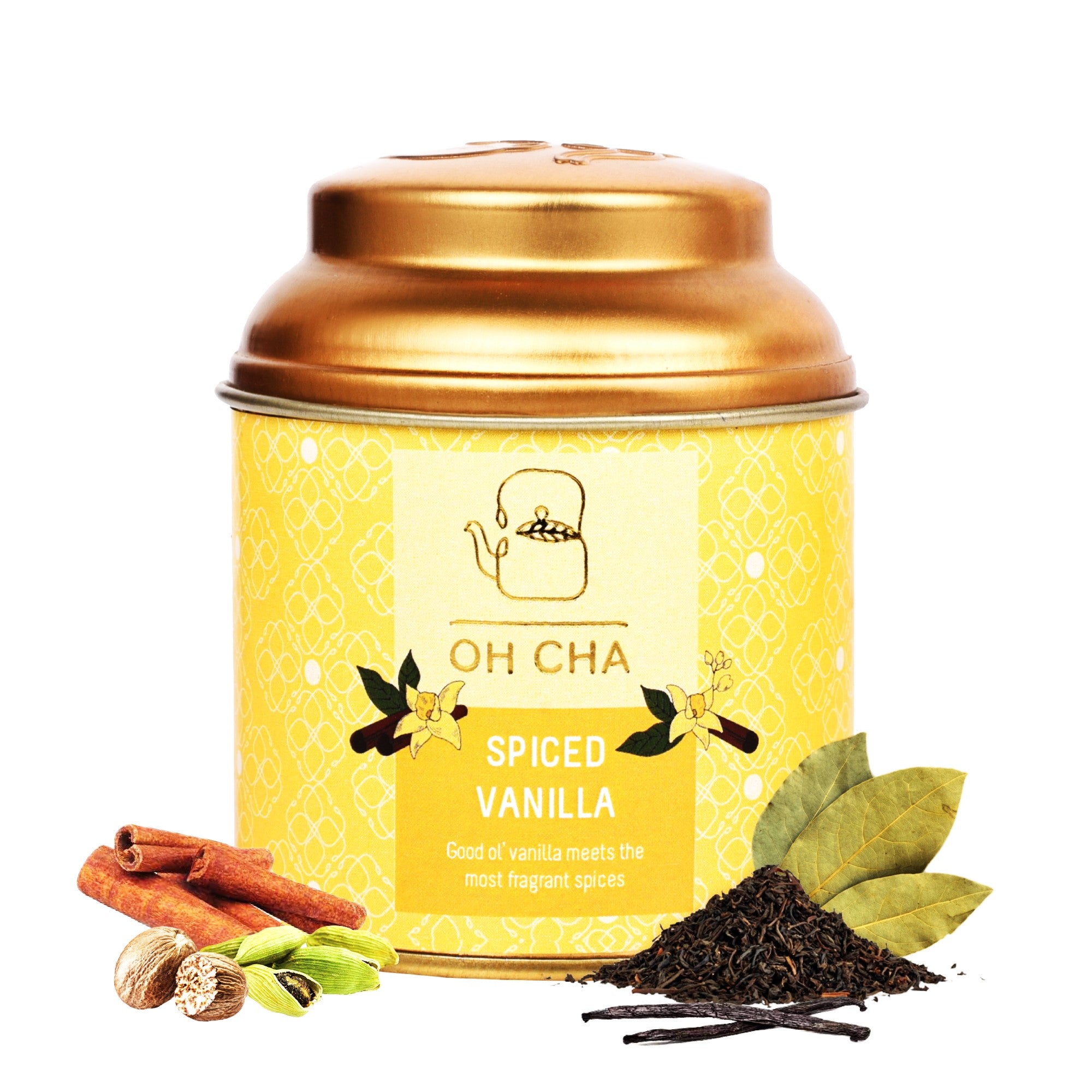 Masala Tea Spiced Vanilla Breakfast tea Milk Tea OhCha.in