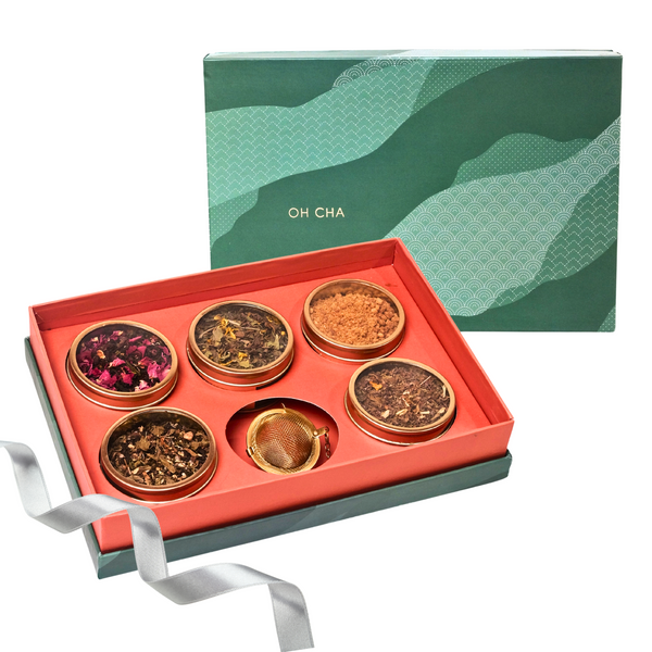 Satori Box - 4 Assorted Teas, Jaggery Powder & Infuser