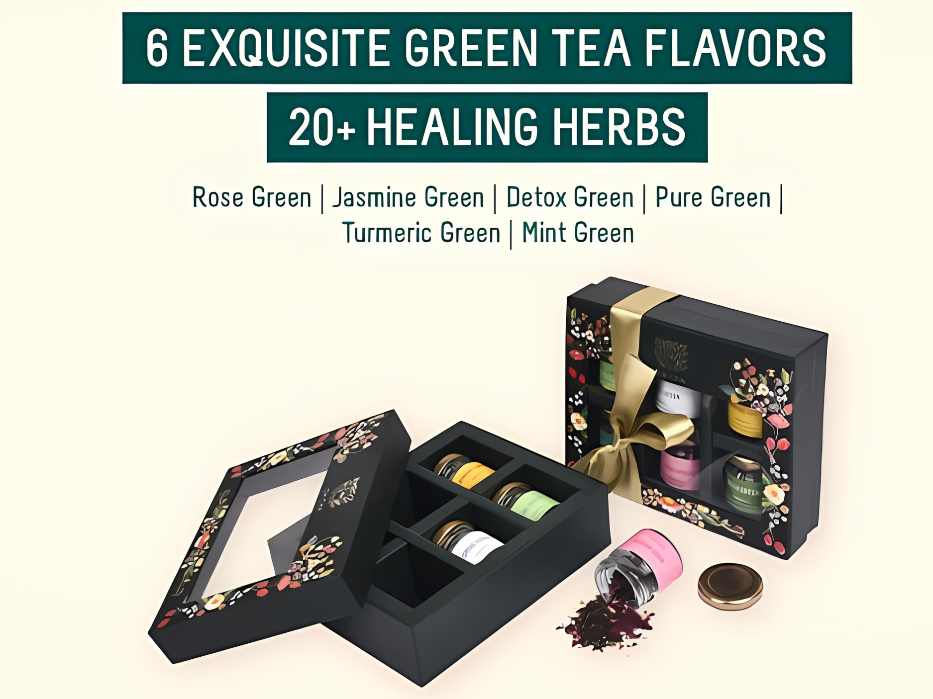Green Tea Box - 6 Flavors