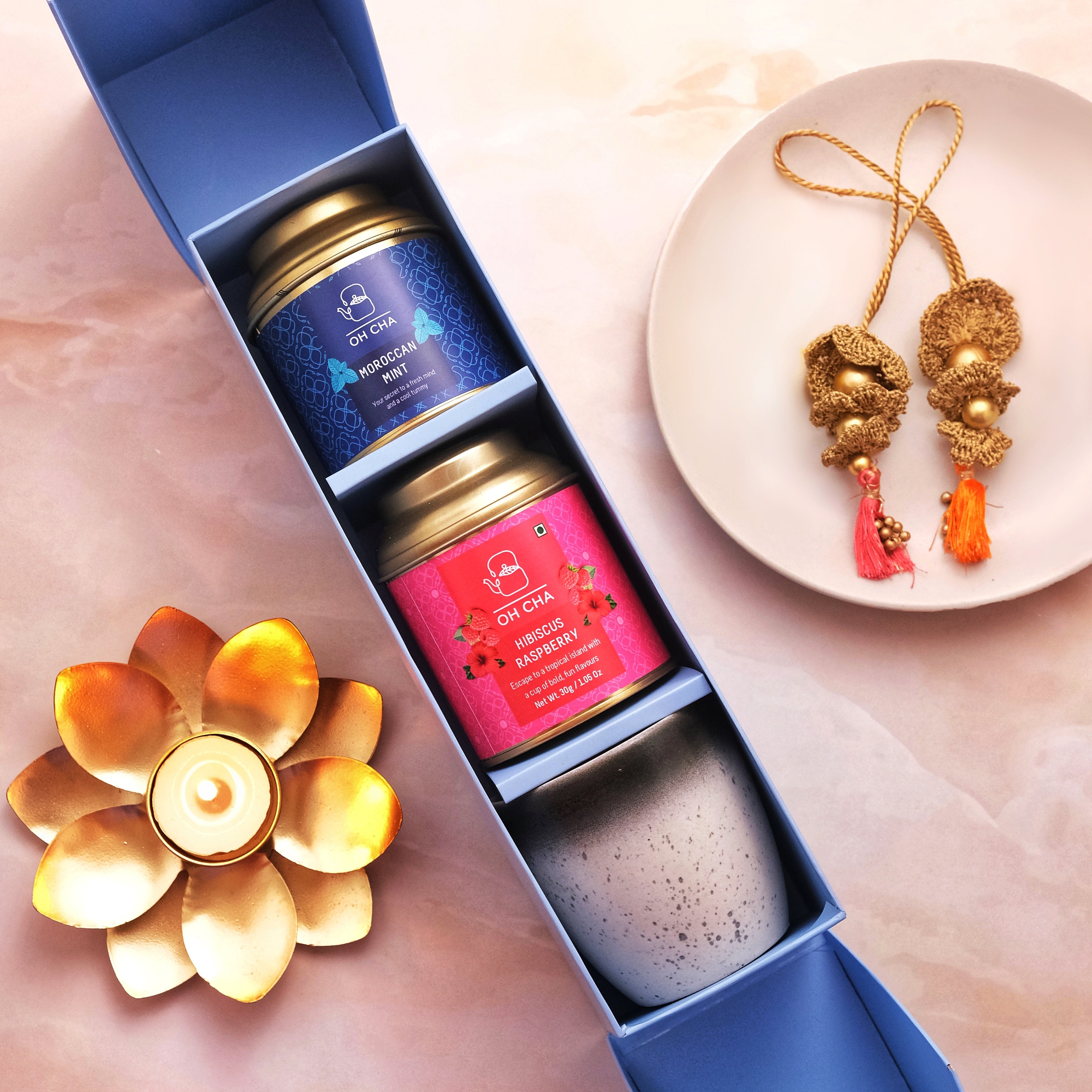 Add Gift Azure Rakhi Azure Gift Box – OhCha.in