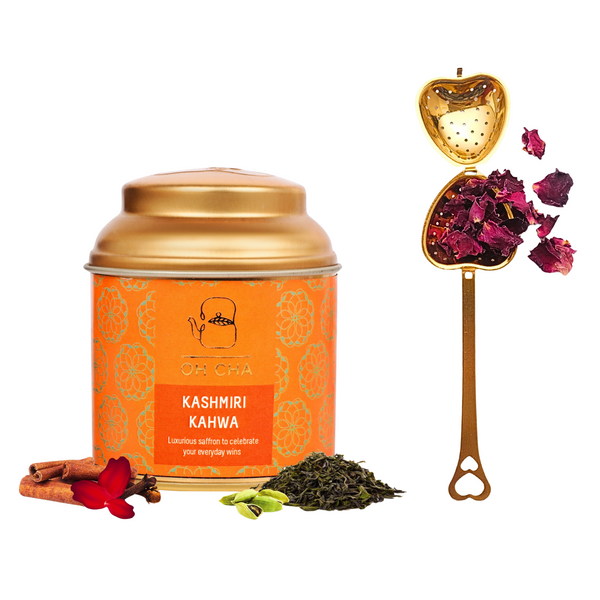 Kashmiri Kahwa & Golden Heart Infuser