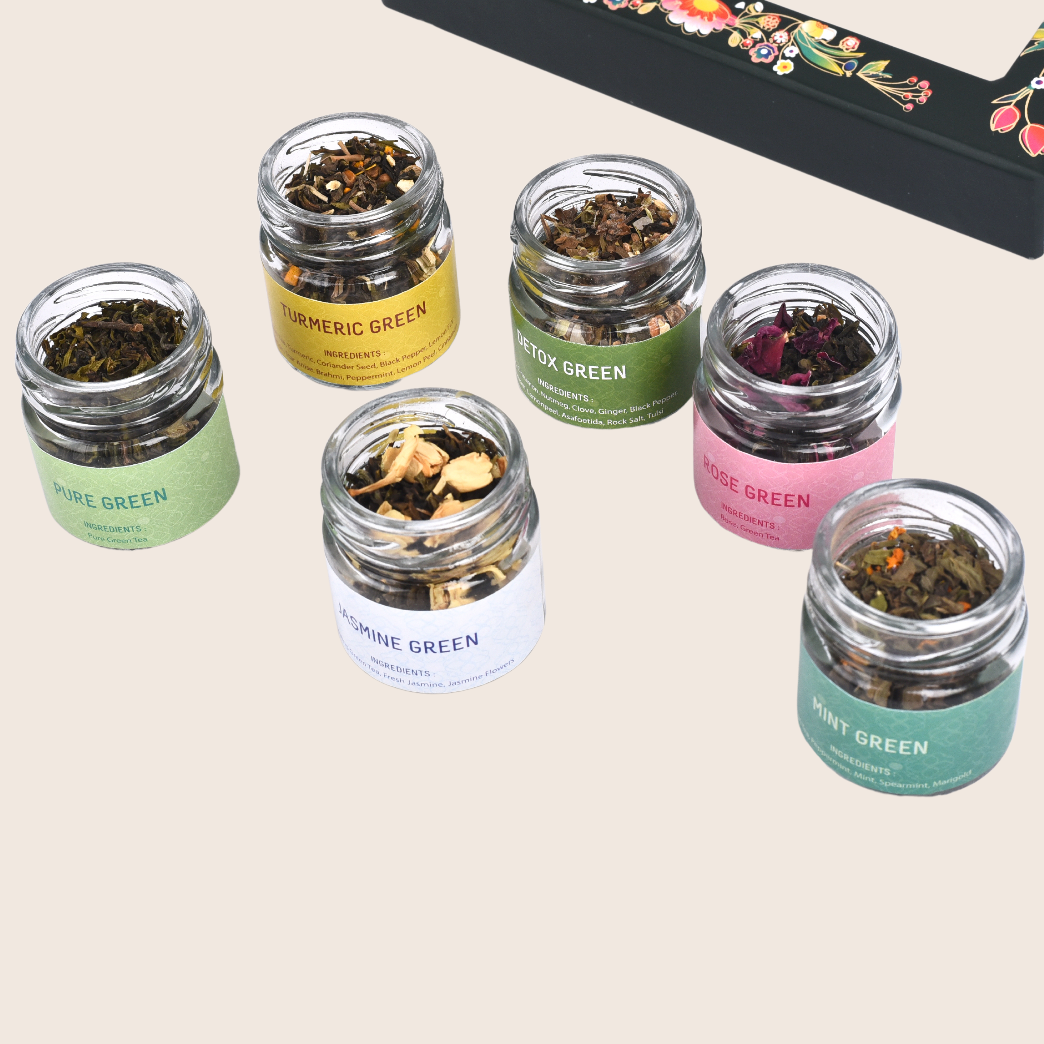 Green Tea Box - 6 Flavors
