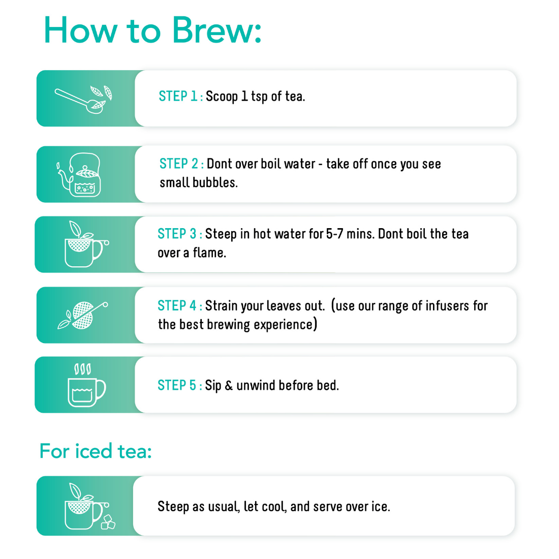 Sampler set - Team Green Tea