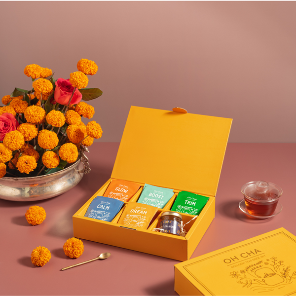 Feel good Box - 35 Health Teabags & Honey