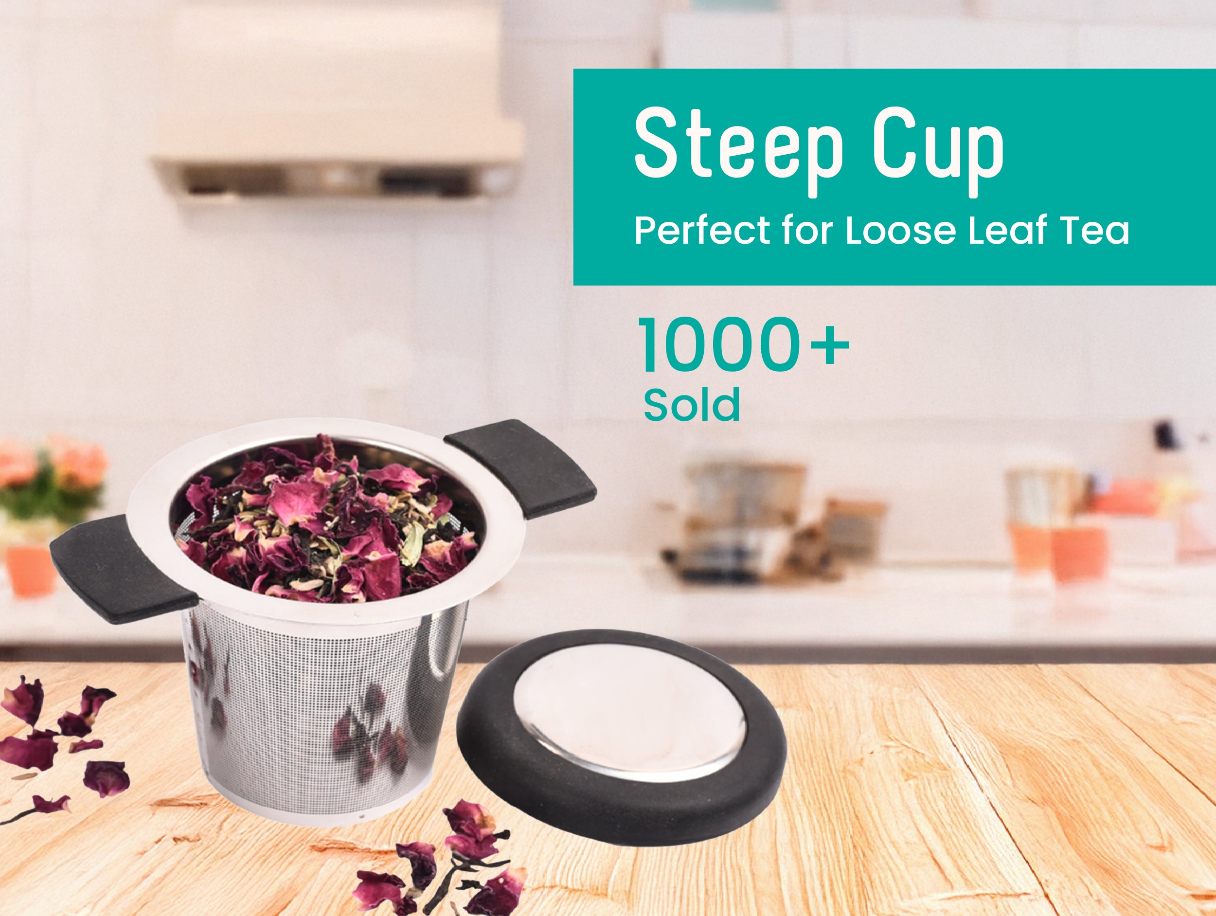 Steep Cup - Stainless Steel Tea Infuser