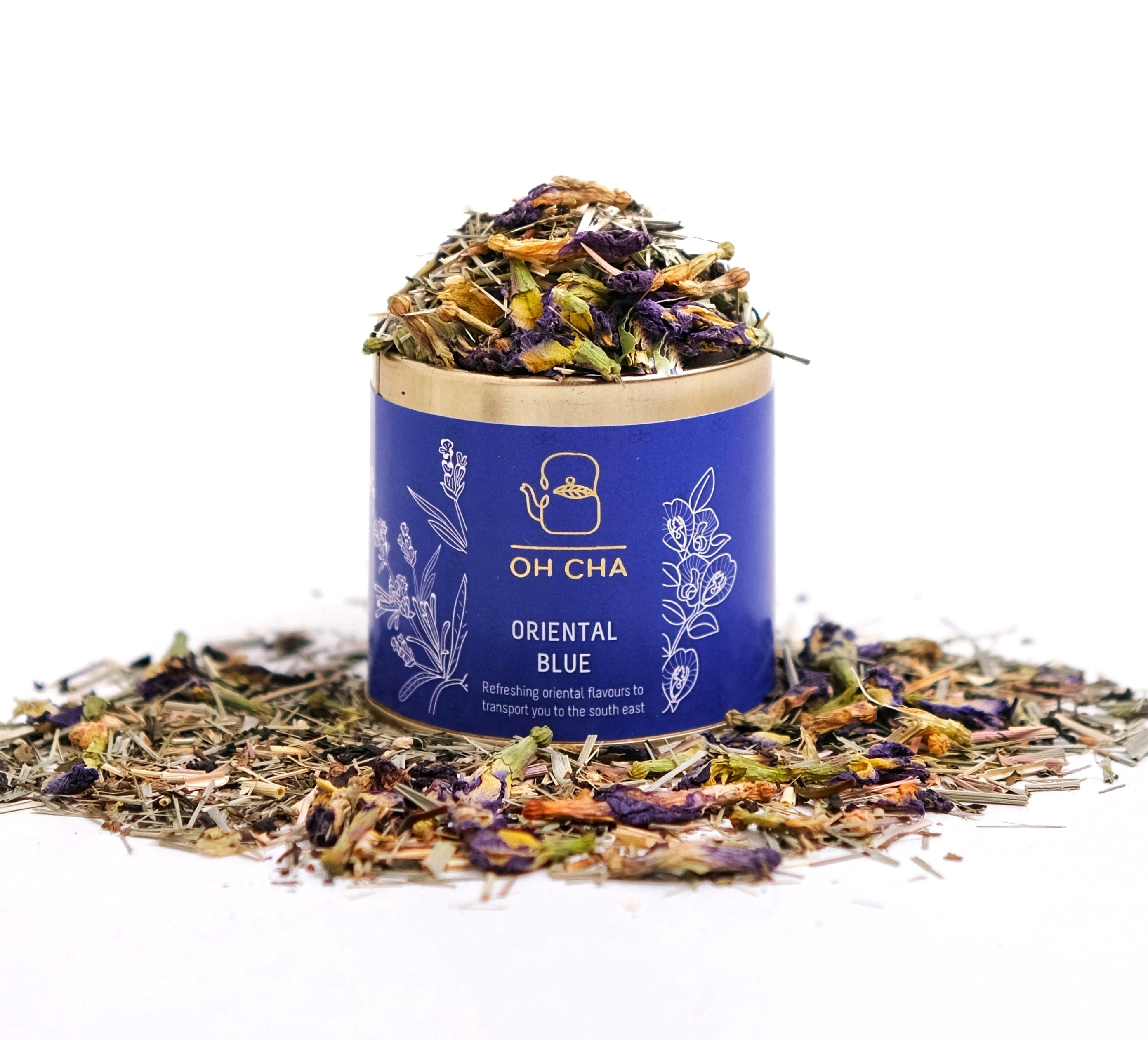 Butterfly Pea Flower Lemongrass Tea OhCha.in